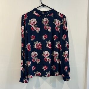 Floral Long Sleeve Women's Top